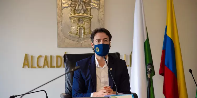 El alcalde de Medellín, Daniel Quintero