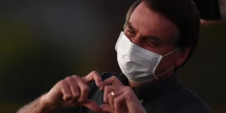 Jair Bolsonaro con coronavirus