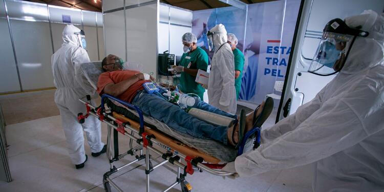 Contagiados de coronavirus en Brasil Contagiados de coronavirus en Brasil