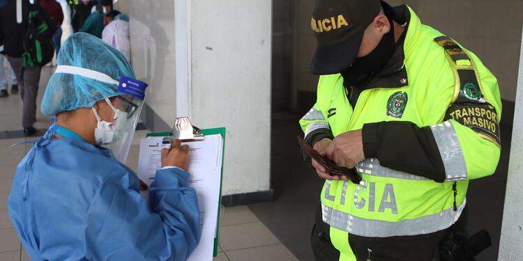 Coronavirus en Colombia – Toma de pruebas en Transmilenio