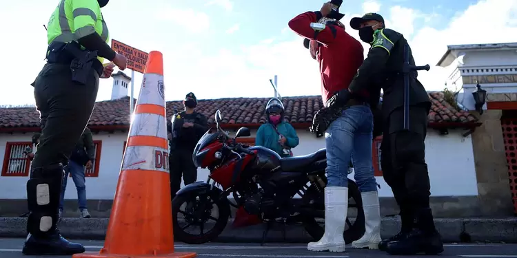 La Policía puso en marcha un dispositivo de seguridad para blindar el norte de Bogotá.