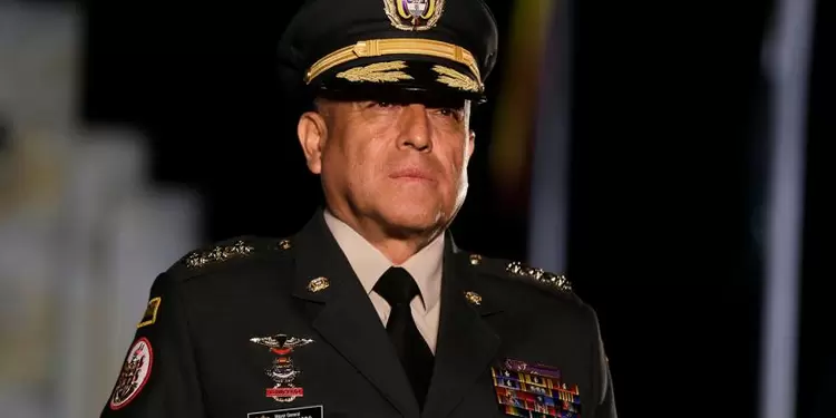 El general Luis Fernando Navarro, comandante de las Fuerzas Militares