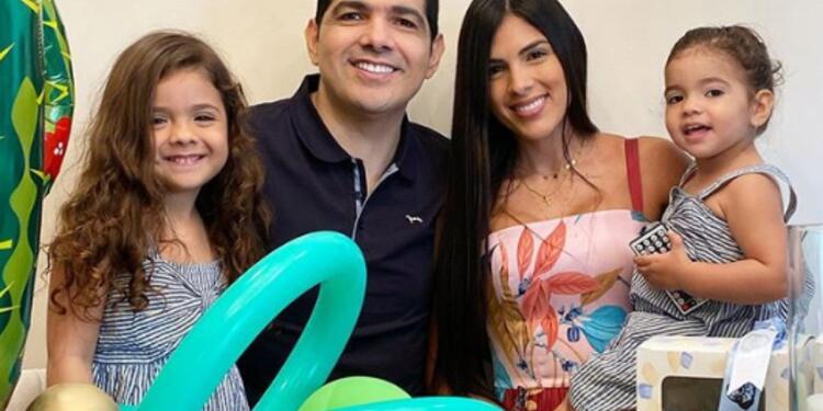 Peter Manjarrés y su familia