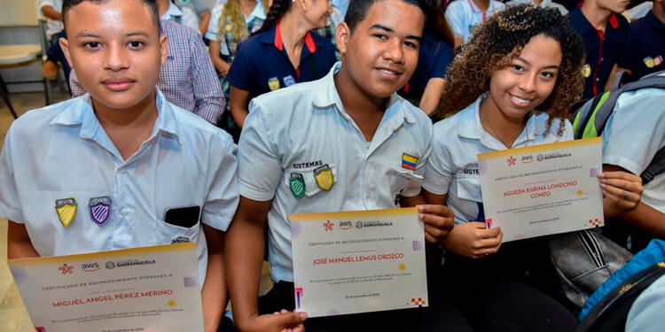 Estudiantes del SENA