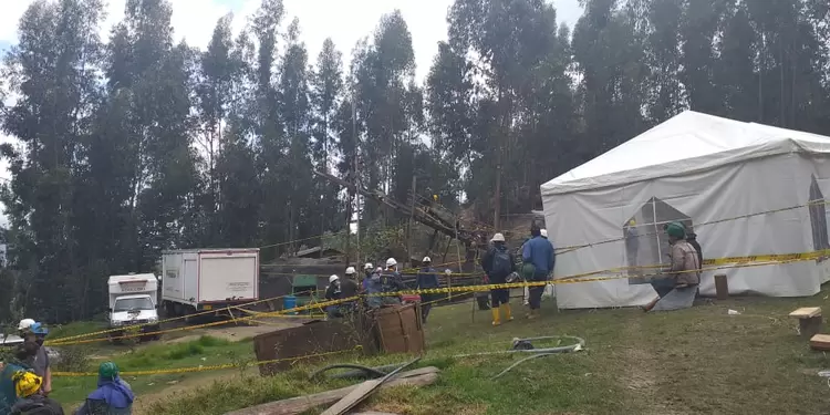 Mina Río Chiquito, vereda Morcá.