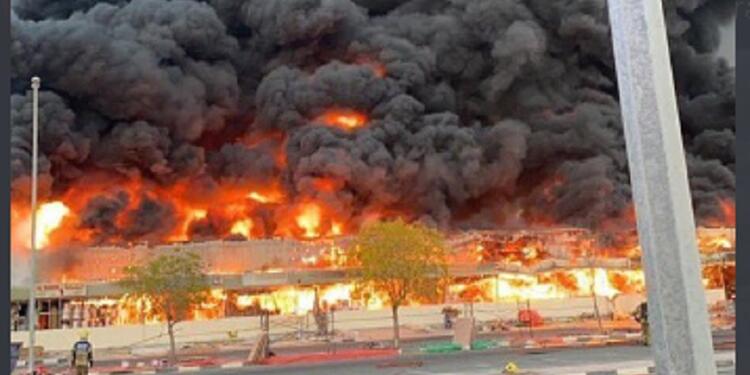 Incendio en Ajmán