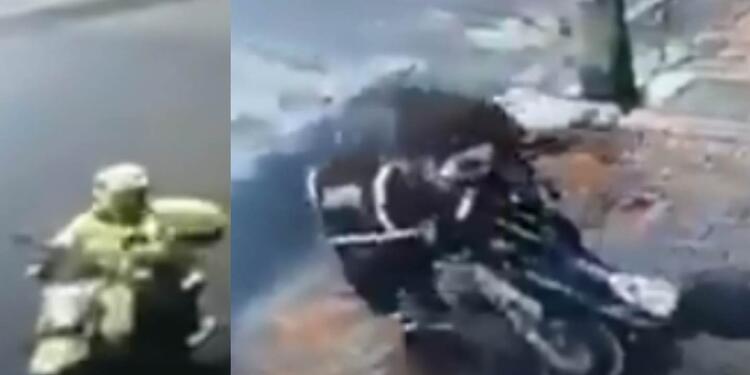 Irregularidad de policías con moto en Chapinero