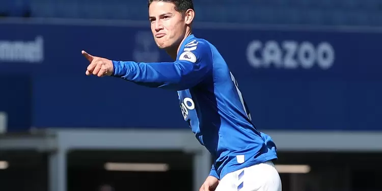 James Rodríguez, Everton vs West Bromwich