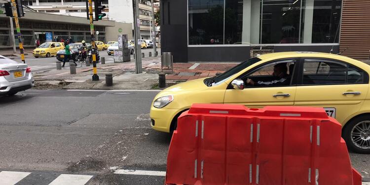 La Carrera Séptima es uno de los corredores que cuenta con separadores.