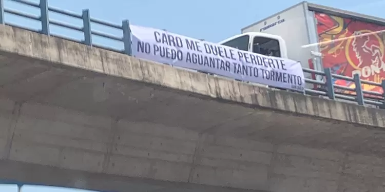 Pancarta Caro Cali