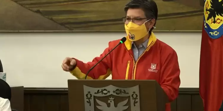 La alcaldesa de Bogotá, Claudia López.