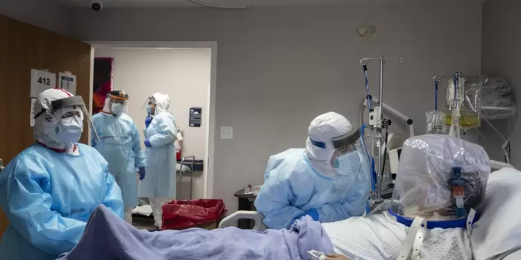 Pacientes contagiados de coronavirus en Estados Unidos