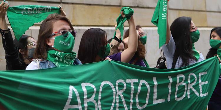 aborto Protesta a favor del aborto en Colombia
