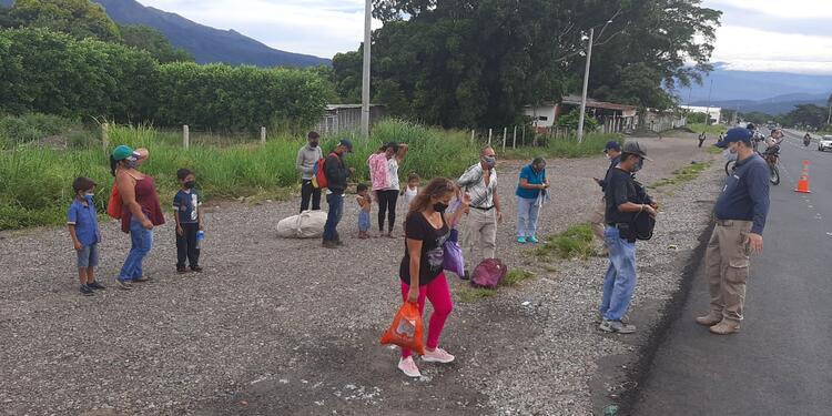 Población Migrante en la zona de frontera entre Colombia y Venezuela