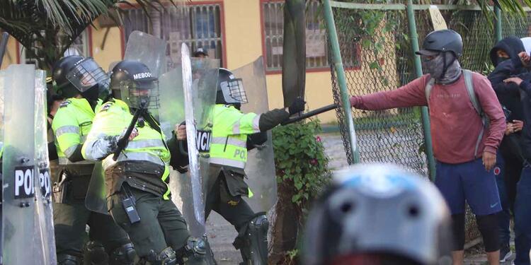 Protestas en Villa Luz por la muerte de Javier Ordóñez