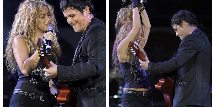 Shakira y Alejandro Sanz