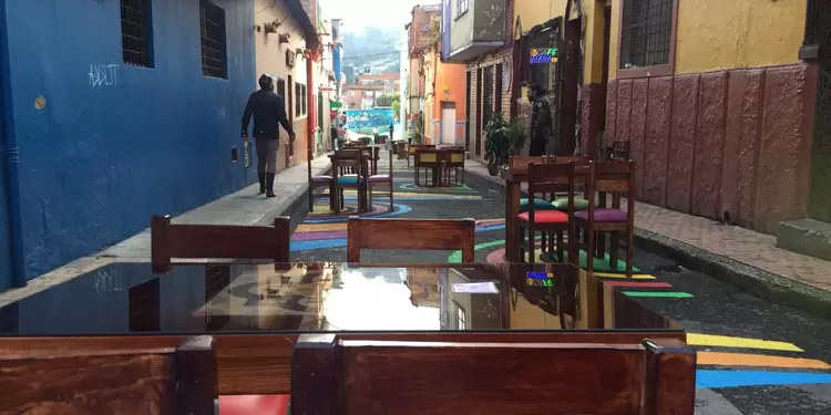 Restaurantes al aire libre, en Bogotá