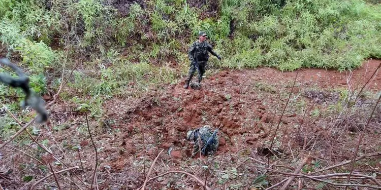 En la imagen se alcanza a dimensionar la magnitud de la explosión