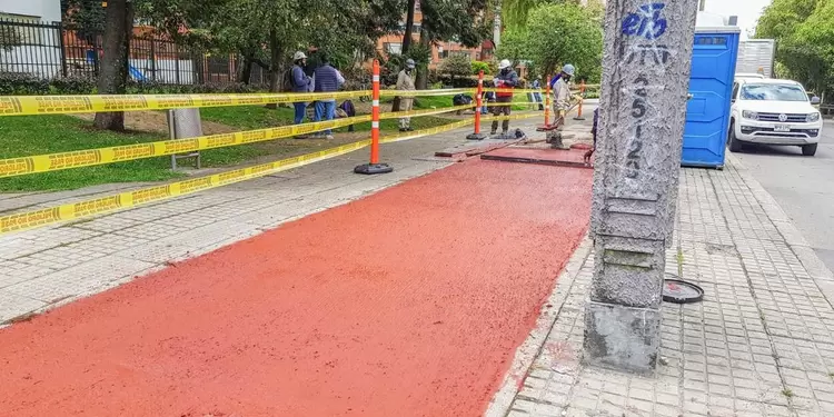 Ciclorutas de Bogotá tendrán pavimento pigmentado