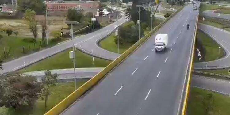 Accidente de ciclista en Chía