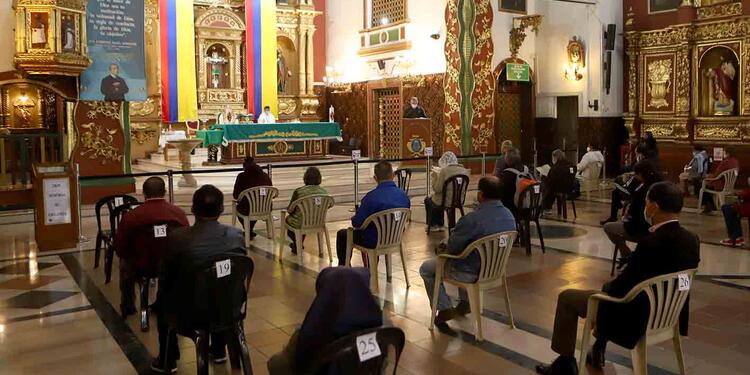 Iglesias Católicas con protocolos de bioseguridad / Coronavirus en Colombia