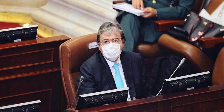 Ministro de Defensa, Carlos Holmes Trujillo en debate de control político en Cámara