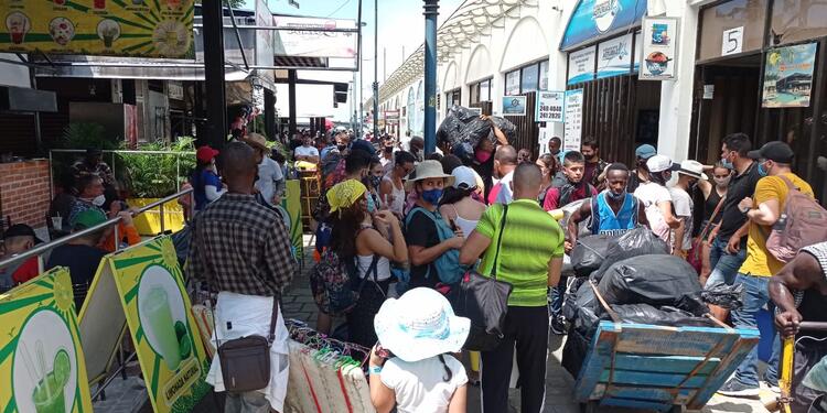 Así se veía el muelle turístico de Buenaventura