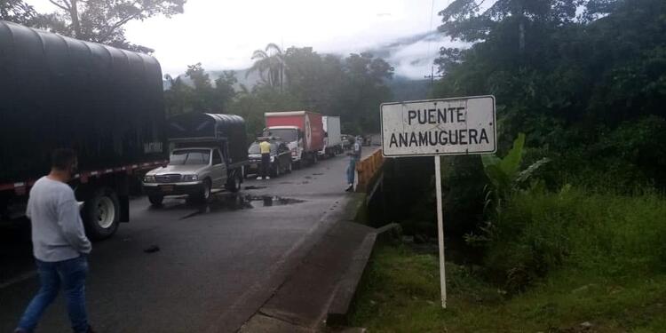 Cierre vía Panamericana
