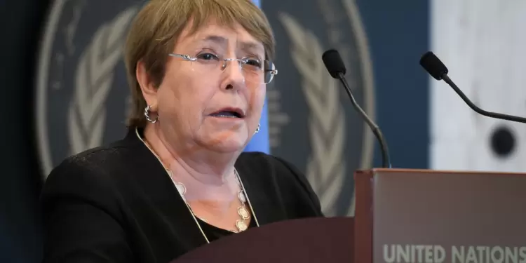 Michelle Bachelet, alta comisionada de Derechos Humanos de la ONU
