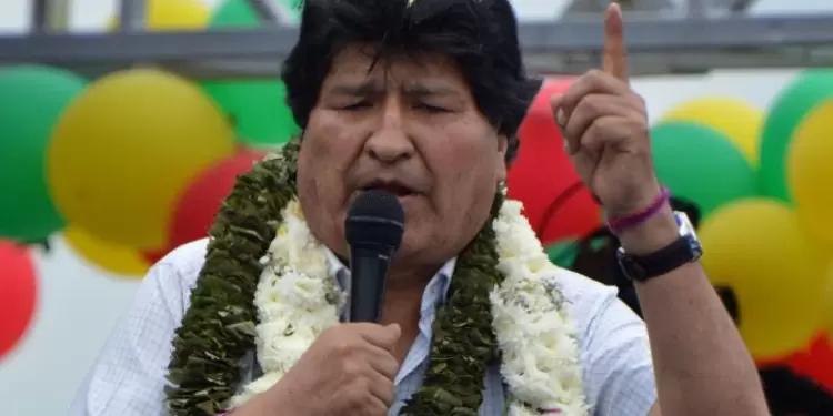 Evo Morales, expresidente de Bolivia