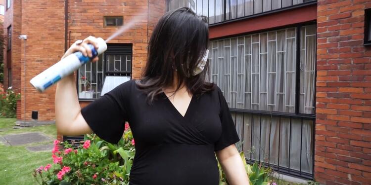 Spray antibacterial
