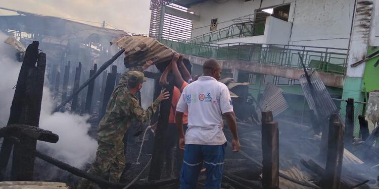 Incendio en Riosucio, Chocó