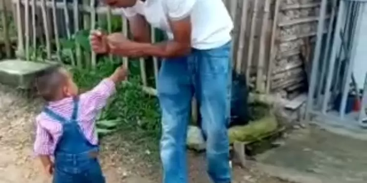 Enseñan a menor de cinco años a pelear y defenderse