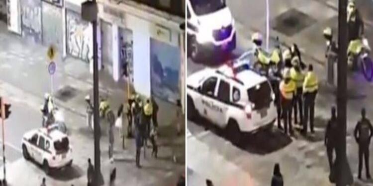 ¿Policías en Bogotá sometieron con taser a un hombre en Halloween?