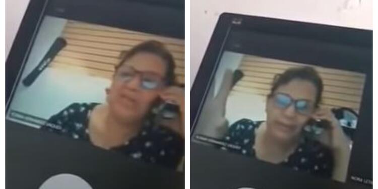 Profesora sobre sus alumnos en clase virtual: “Son unos burros”
