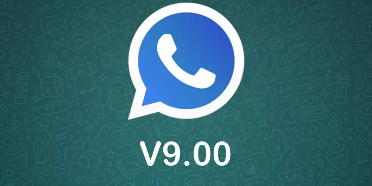 Logo azul de WhatsApp Plus Logo azul de WhatsApp Plus