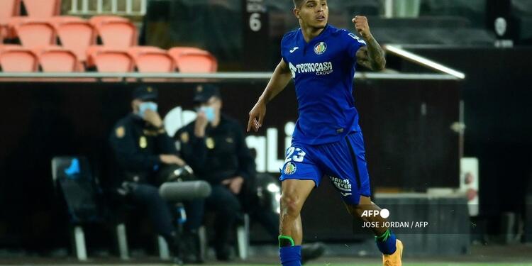 Cucho Hernández, delantero colombiano del Getafe