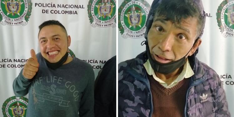 Presuntos ladrones se burlan al momento de ser presentados por la Policía