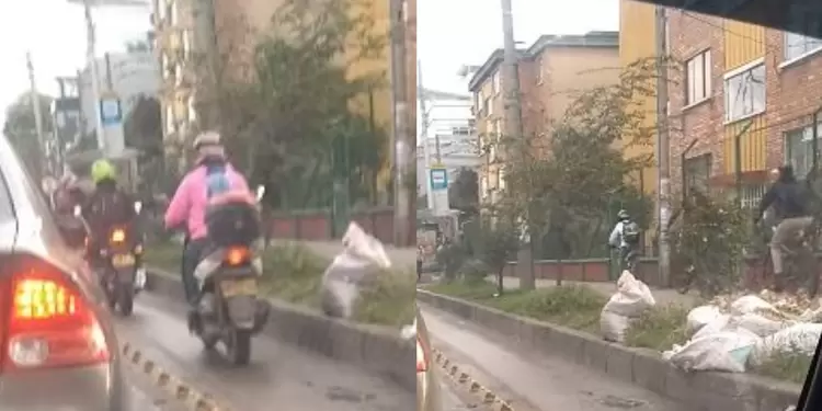 Motociclistas andan por ciclorutas y ciclistas por los andenes en Bogotá