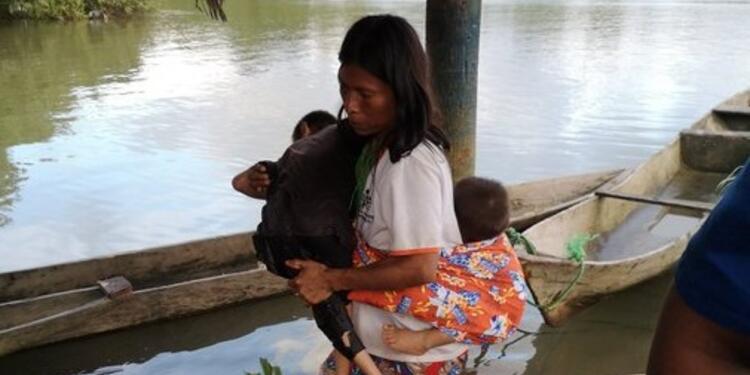 Comunidades indígenas desplazadas en Bahía Solano, Chocó