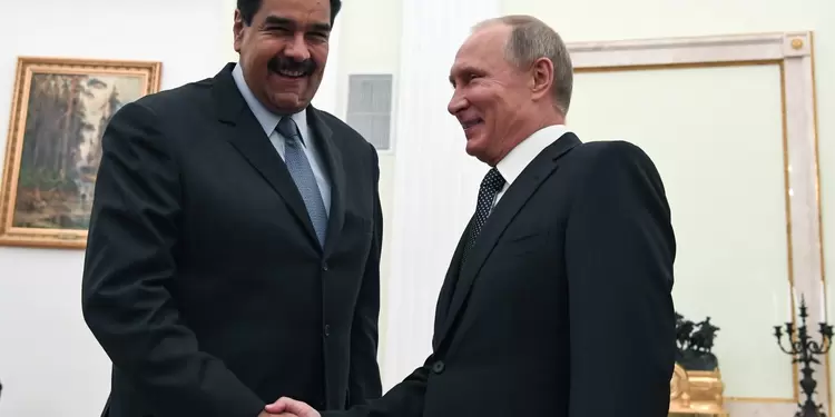 Nicolás Maduro y Vladimir Putin en 2017