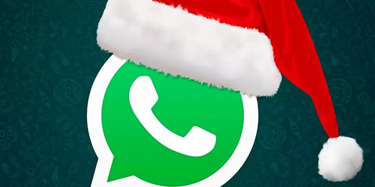 Logo de WhatsApp Navidad