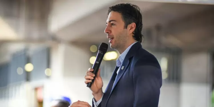 El alcalde de Medellín, Daniel Quintero
