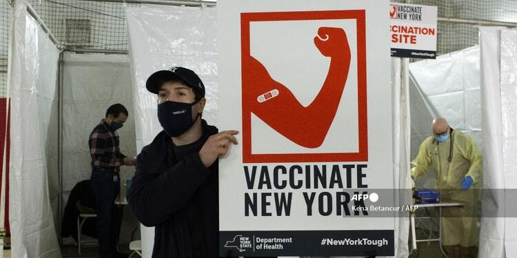 Vacunación contra el coronavirus en Nueva York