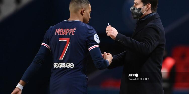 Pochettino y Mbappé, PSG