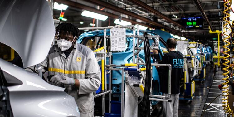 Producción de carros Renault