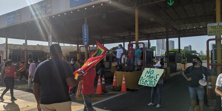 Protesta Peaje Cartagena