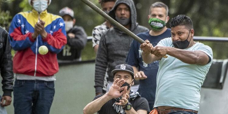 Migrantes venezolanos Migrantes venezolanos en Bogotá.