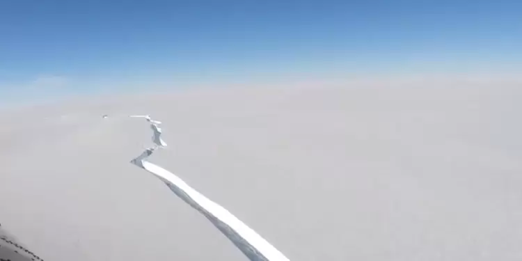 Iceberg en Antártida se desprendió