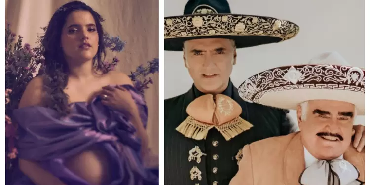 Camila Fernández convirtió en abuelo a Alejandro Fernández y Vicente Fernández